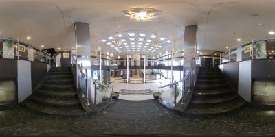 Blick auf Atrium, Foyer und Rezeption MS Royal Esadora Panoramaansicht