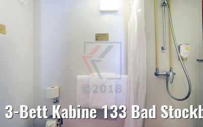 3-Bett Kabine 133 Bad Stockbetten Europadeck MS Sofia 3-Bett Kabine 133 Bad Stockbetten Europadeck MS Sofia