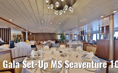 Gala Set-Up MS Seaventure 10.08.2021 Gala Set-Up MS Seaventure 10.08.2021