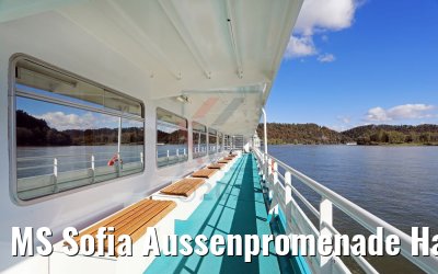 MS Sofia Aussenpromenade Hauptdeck MS Sofia Aussenpromenade Hauptdeck