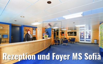 Rezeption und Foyer MS Sofia Rezeption und Foyer MS Sofia
