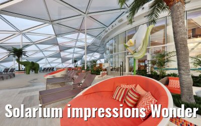Solarium impressions Wonder of the Seas Solarium impressions Wonder of the Seas