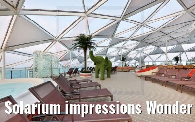 Solarium impressions Wonder of the Seas Solarium impressions Wonder of the Seas