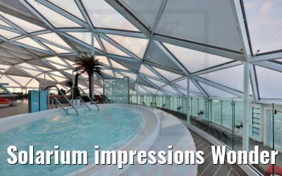 Solarium impressions Wonder of the Seas Solarium impressions Wonder of the Seas