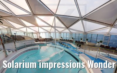 Solarium impressions Wonder of the Seas Solarium impressions Wonder of the Seas