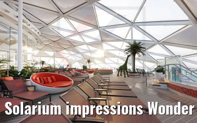 Solarium impressions Wonder of the Seas Solarium impressions Wonder of the Seas