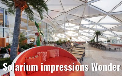 Solarium impressions Wonder of the Seas Solarium impressions Wonder of the Seas