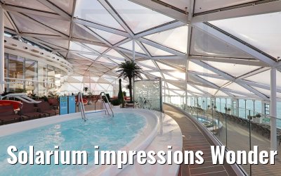 Solarium impressions Wonder of the Seas Solarium impressions Wonder of the Seas
