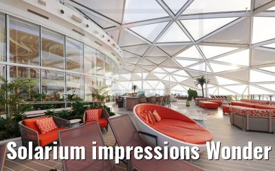 Solarium impressions Wonder of the Seas Solarium impressions Wonder of the Seas