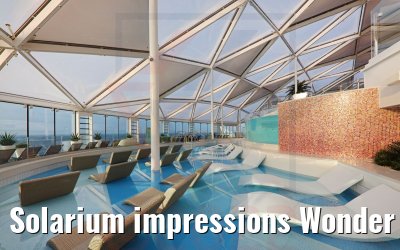 Solarium impressions Wonder of the Seas Solarium impressions Wonder of the Seas