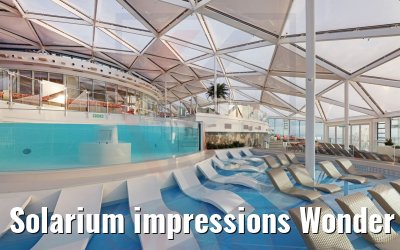 Solarium impressions Wonder of the Seas Solarium impressions Wonder of the Seas