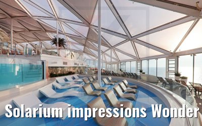 Solarium impressions Wonder of the Seas Solarium impressions Wonder of the Seas
