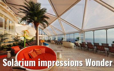 Solarium impressions Wonder of the Seas Solarium impressions Wonder of the Seas