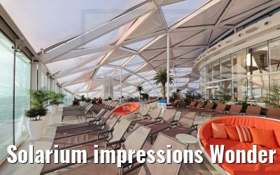 Solarium impressions Wonder of the Seas Solarium impressions Wonder of the Seas