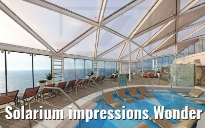 Solarium impressions Wonder of the Seas Solarium impressions Wonder of the Seas