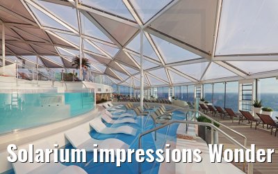 Solarium impressions Wonder of the Seas Solarium impressions Wonder of the Seas