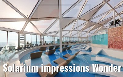 Solarium impressions Wonder of the Seas Solarium impressions Wonder of the Seas