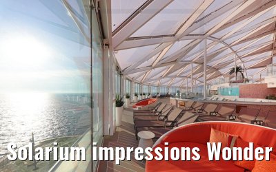 Solarium impressions Wonder of the Seas Solarium impressions Wonder of the Seas