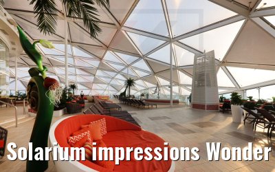 Solarium impressions Wonder of the Seas Solarium impressions Wonder of the Seas