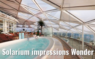 Solarium impressions Wonder of the Seas Solarium impressions Wonder of the Seas