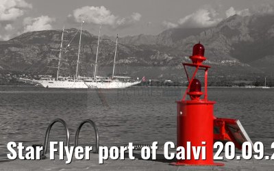 Star Flyer port of Calvi 20.09.2015 Star Flyer port of Calvi 20.09.2015