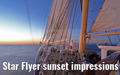 Star Flyer sunset impressions Star Flyer sunset impressions