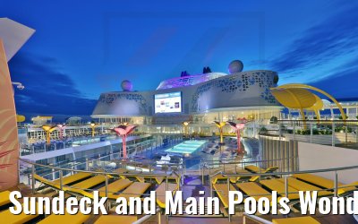 Sundeck and Main Pools Wonder of the Seas Sundeck and Main Pools Wonder of the Seas