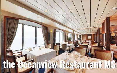 the Oceanview Restaurant MS Seaventure gala set-up the Oceanview Restaurant MS Seaventure gala set-up
