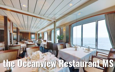 the Oceanview Restaurant MS Seaventure gala set-up the Oceanview Restaurant MS Seaventure gala set-up