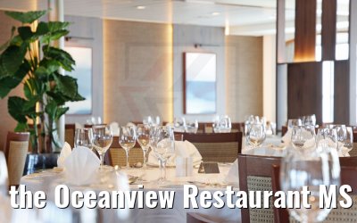 the Oceanview Restaurant MS Seaventure gala set-up the Oceanview Restaurant MS Seaventure gala set-up