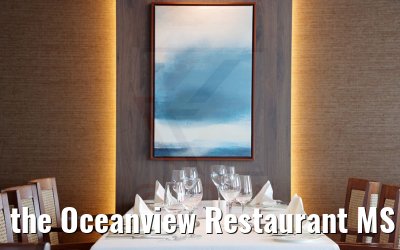 the Oceanview Restaurant MS Seaventure gala set-up the Oceanview Restaurant MS Seaventure gala set-up