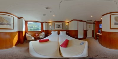 Kabine 205 Panoramaansicht MS Douro Cruiser mit Panoramafenster