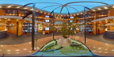 Atrium und Foyer mit Glasboden MS Primadonna